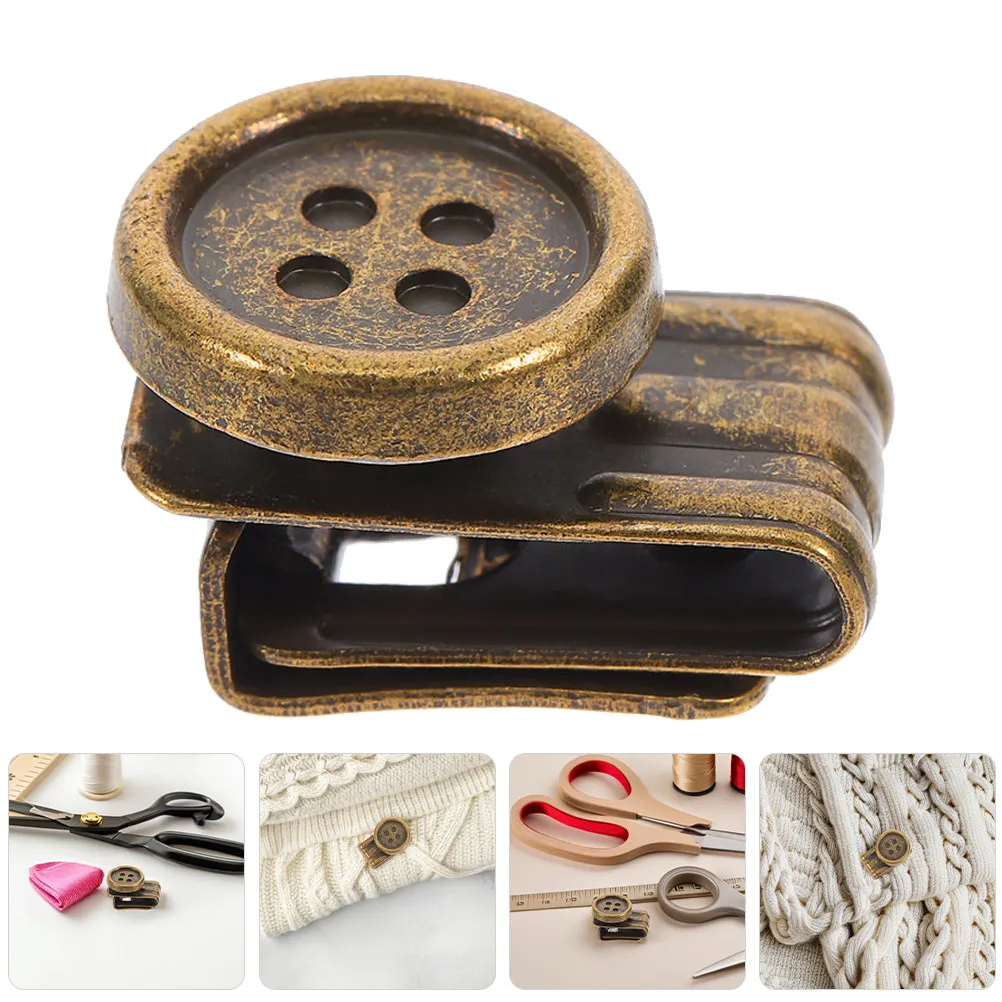 6Pcs Movable No Sew Metal Buttons Adjustable Suspenders Clips for Jeans Pants Trousers Brace Replacement Accessories