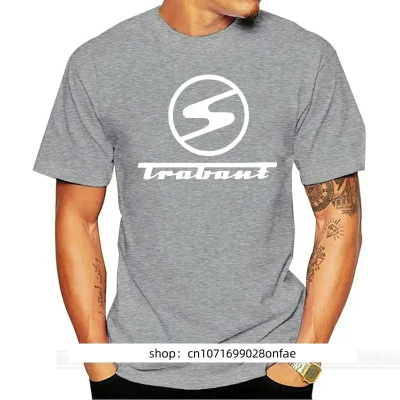 Retro Trabant Tshirt Jerman Timur Komunis Soviet TShirt T Shirt B W Pria Merek To Teeter Pria Musim Panas Katun T Shirt