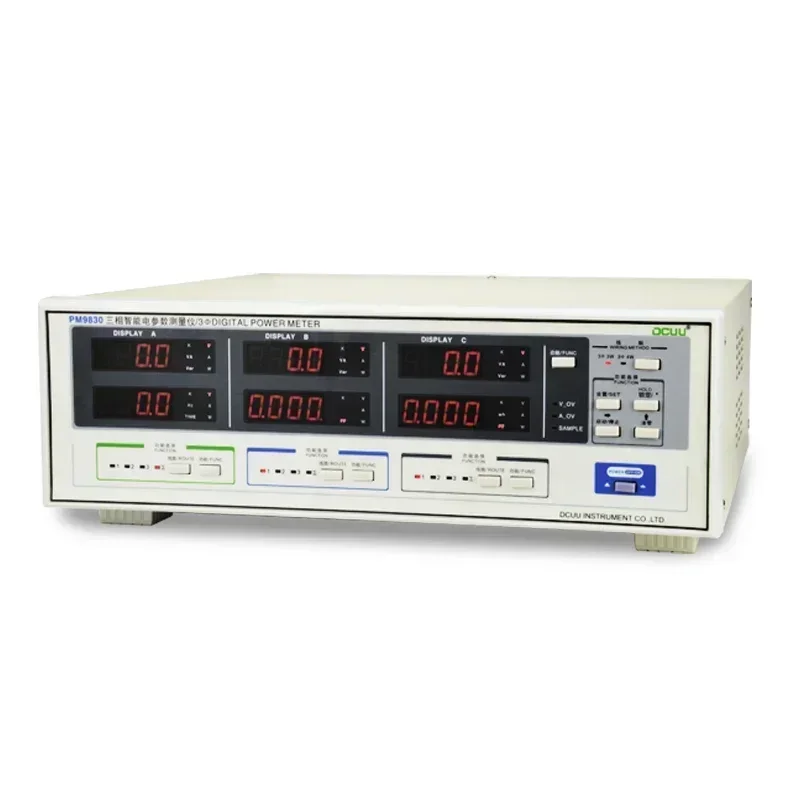 Three-phase electrical parameter tester 40/80/200 A power meter analysis and measuring instrument PM9830