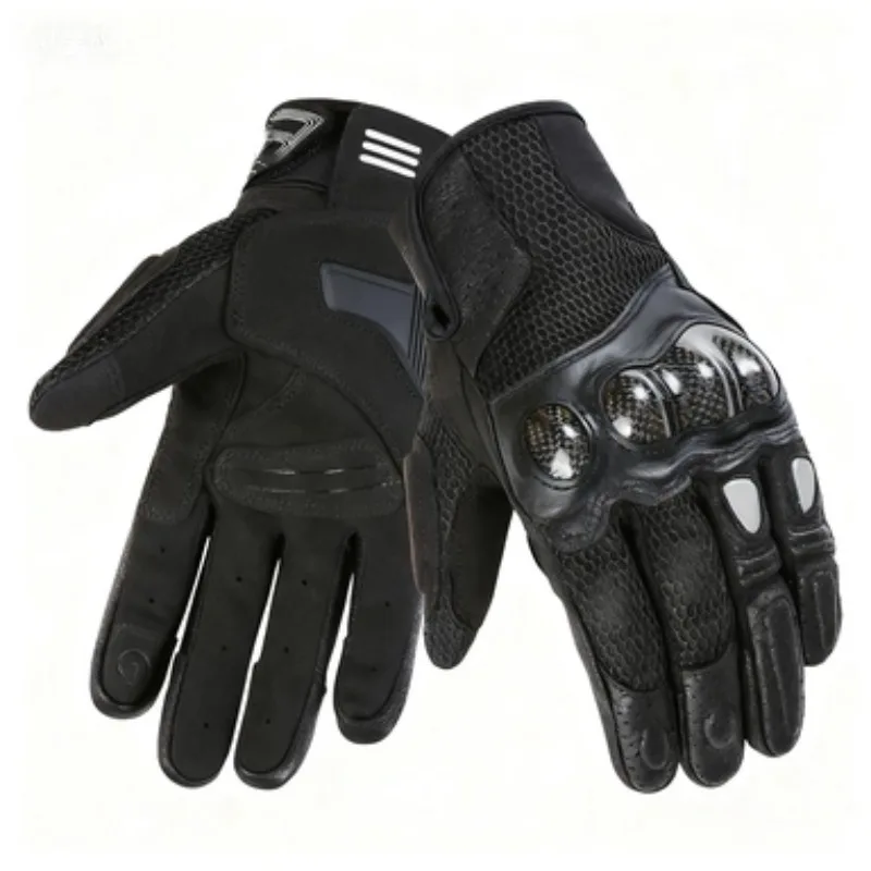 オールシーズン対応のバイク用保護具、耐衝撃性、通気性、保護シェル付き