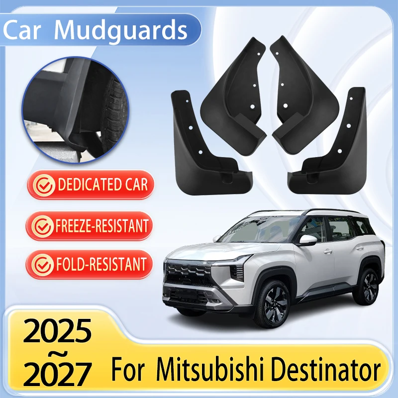 

Car Mudguard Part For Mitsubishi Destinator GT1W Accessorie 2025 2026 2027 Mudflap Tool Splash Fender Flare Cover Guard Auto Mud