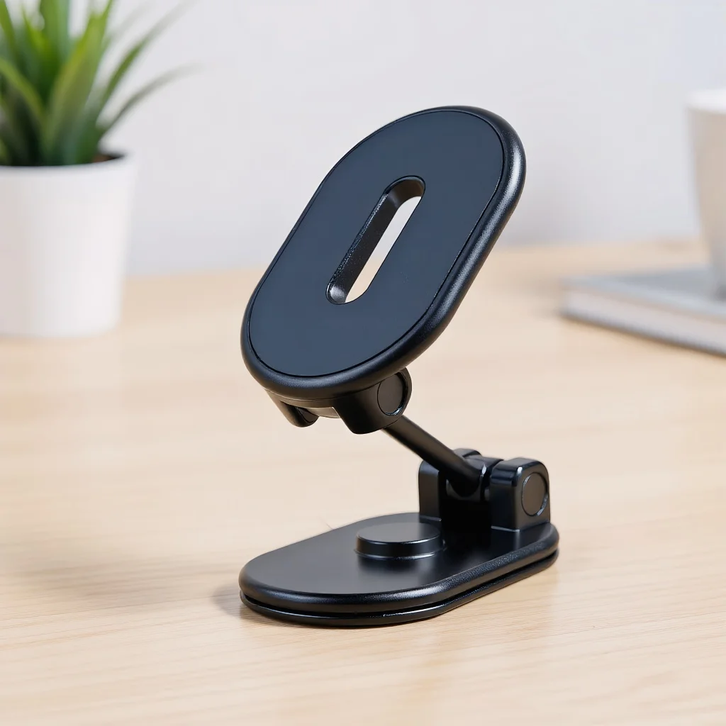 

​​Magnetic Car Phone Holder - Alloy Folding Strong Magnet 360° Rotation Dashboard Mount​​