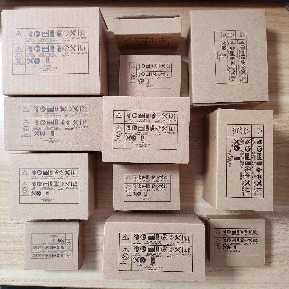 1 PCS Customized Packaging Box with Paper Box Label for Siemens 200/300/400/1200/1500 PLC Module