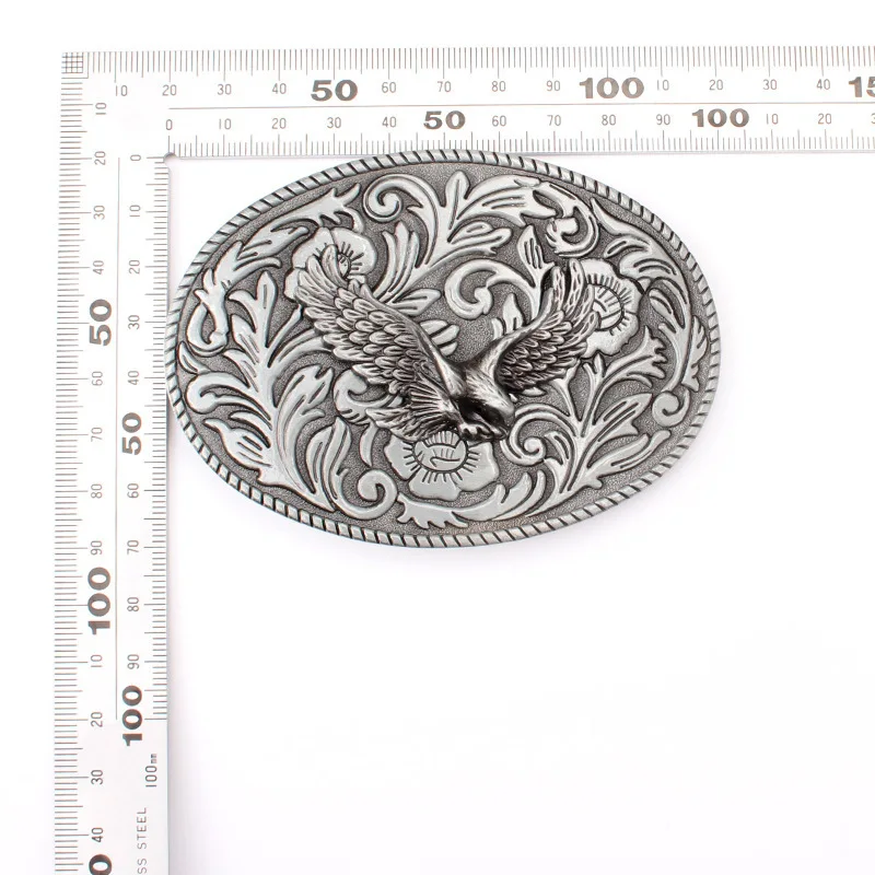 Leather Belt Buckle Eagle on The Grassland Golden Eagle