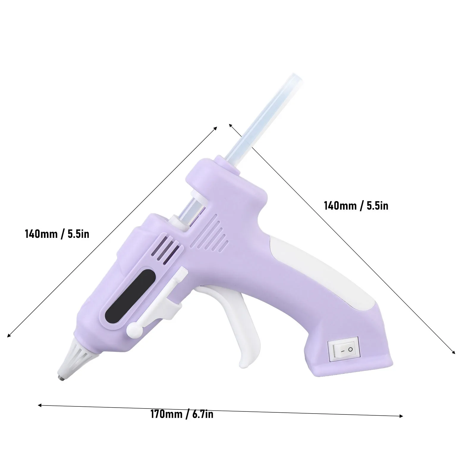 핫멜트 글루 도구 전기 핫 글루 키트 무선 핫 글루 도구 7mm 고강도 접착 스틱 무선 가정용 공예용