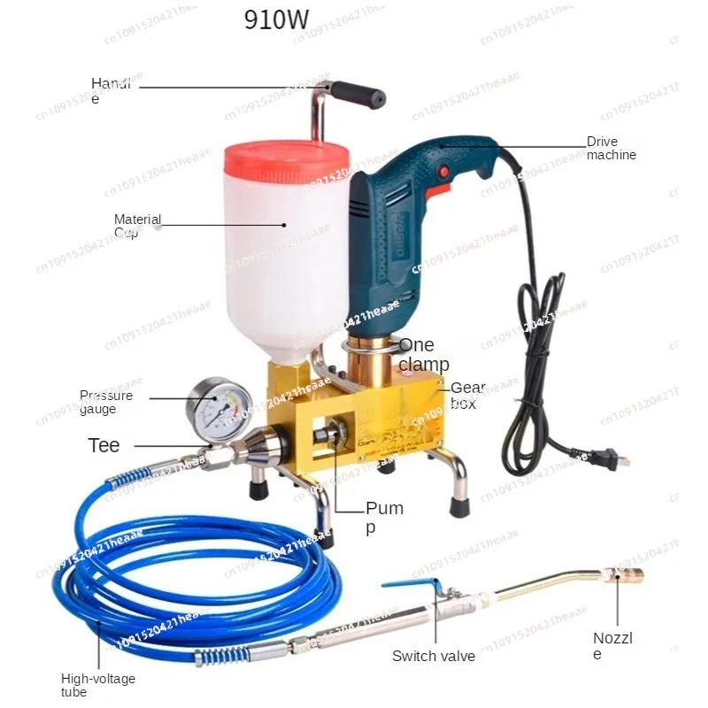 Suitable for high-pressure grouting machine, grouting plugging machine, crack repair machine