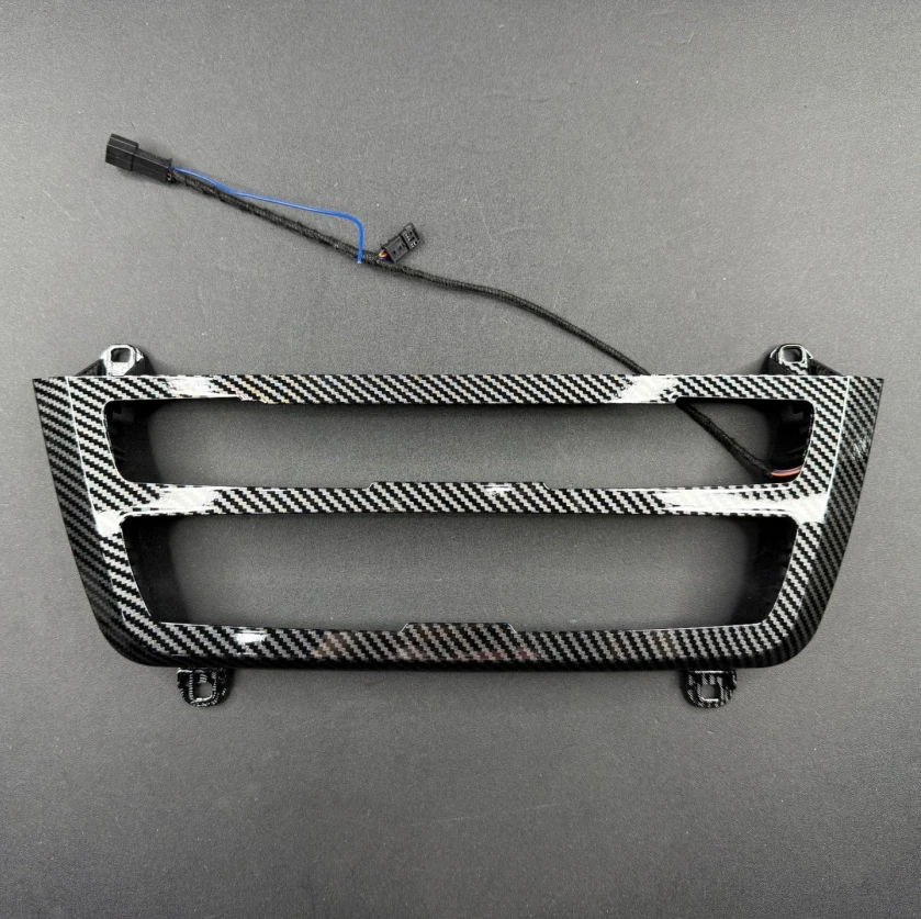 Blue and Orange Light Car Radio Panel For BMW 3 Series 4 Series F30 F31 F32 F32 F33 F34 F36 F80 2Color Center Console AC Panel image 3