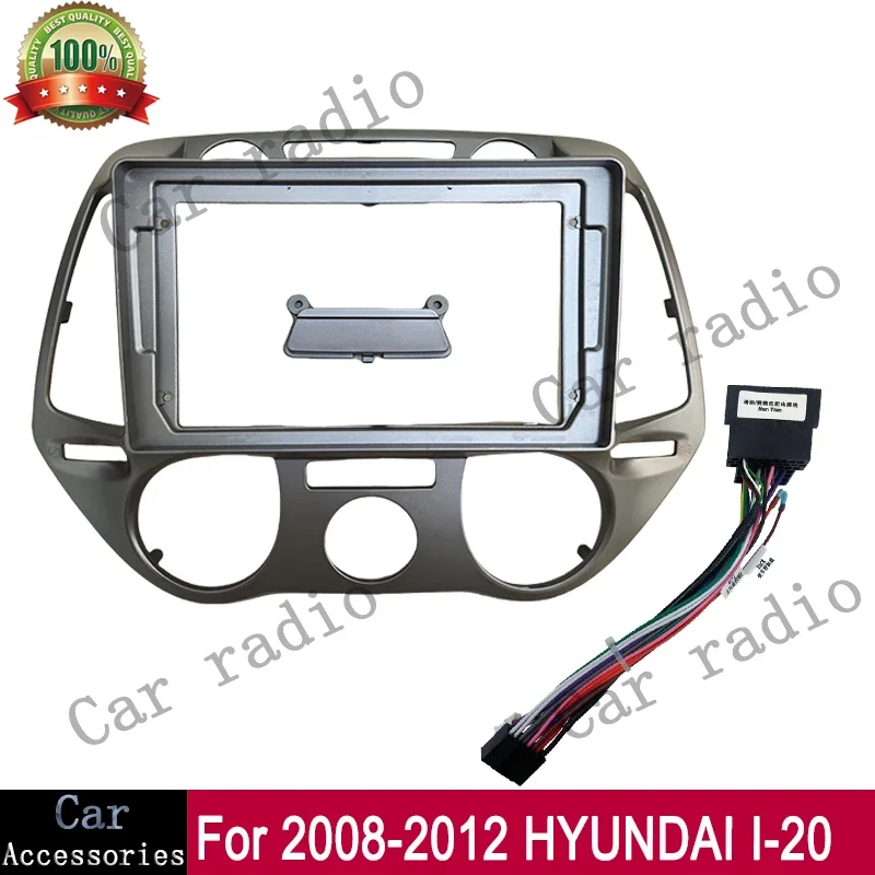 CRM For 2008-2012 HYUNDAI I-20/I20 Frame 9 Inch Car Radio Android Stereo Player 2Din Head Unit Fascia Panel Dash Board Cover