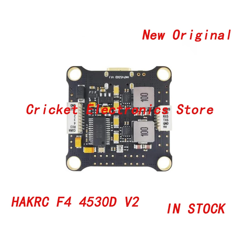 HAKRC F4 4530D V2 HAKRC F4530D Flight Controller provides great power all in a 30.5x30.5mm mounting pattern