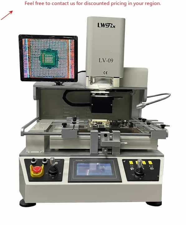 

4000W High Performance Optical Vision System 220V LV-09 Auto BGA Rework Station With Alignment Infrared BGA Soldering Station