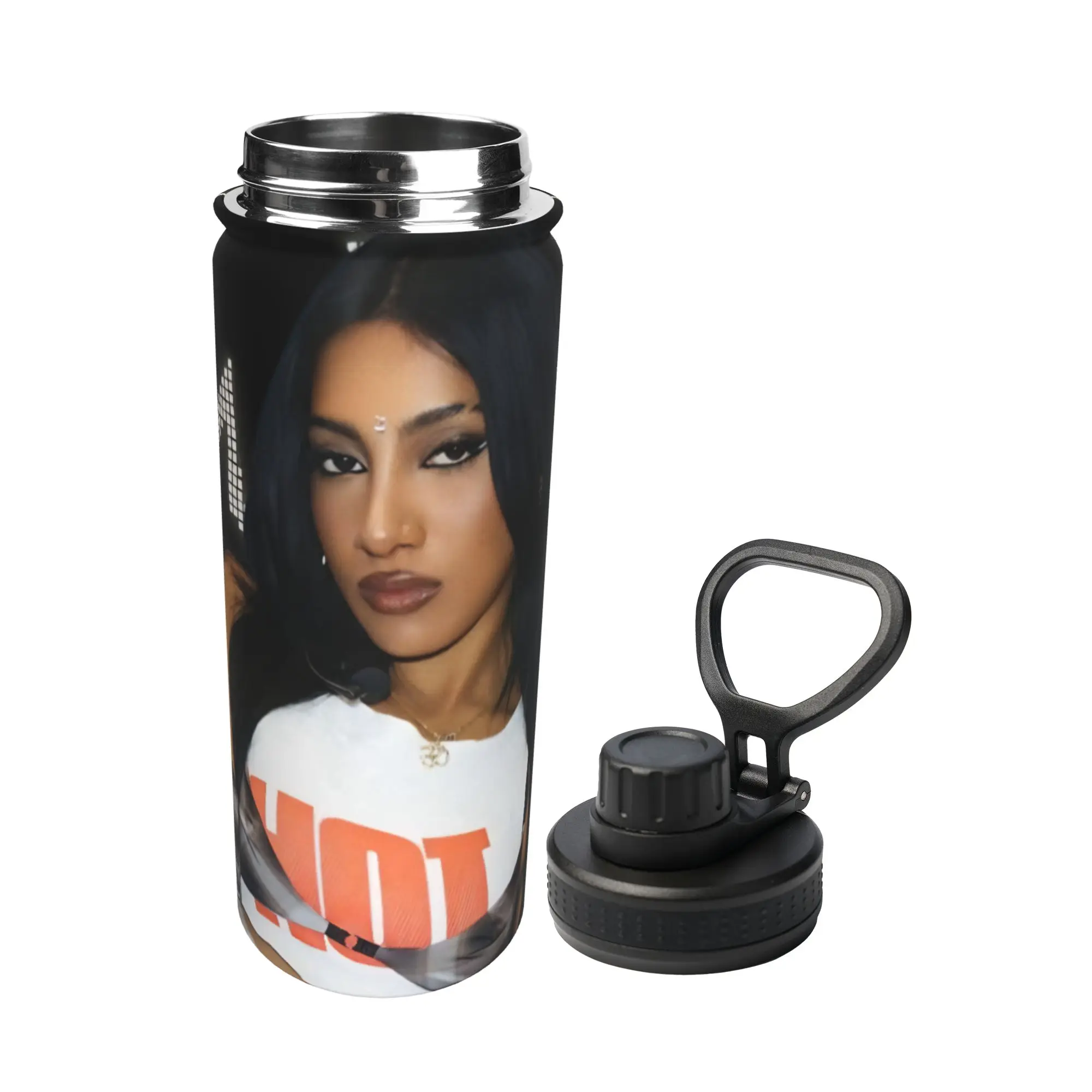 Katseyes Lara Kpop Girl Group 18OZ Sports Insulated Kettle  Thermal Cup Vacuum Flask Travel Outdoor Mugs Water Bottle