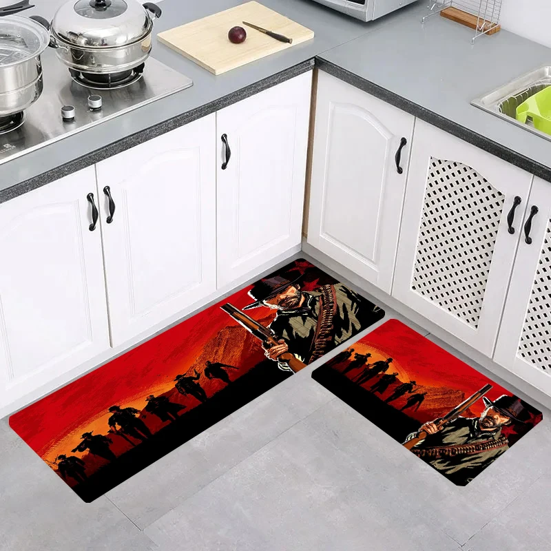 

Aesthetic Room Decoration Game Red Dead Redemption 2 Rdr2 Bath Mat Carpets Doormat Entrance Door Kitchen Rug Rugs Home Balcony