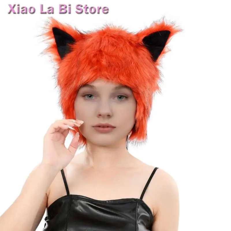 XXFD 인기 귀 모자 코스프레 파티 따뜻한 봉제 귀고리 모자 할로윈 의상 소품