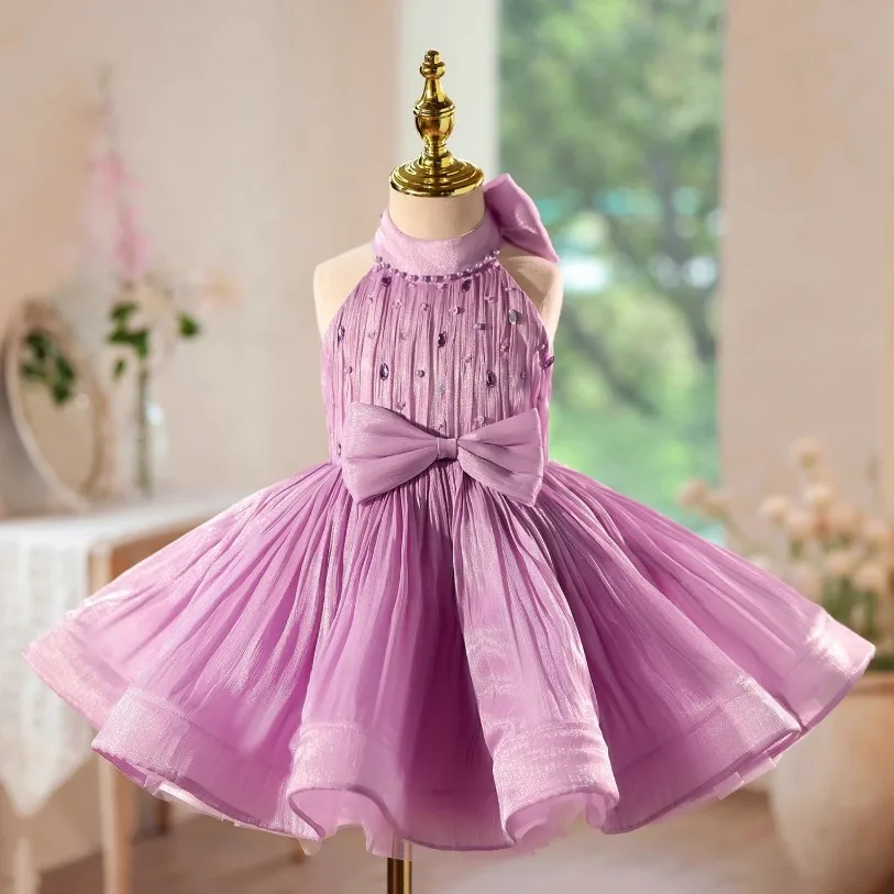

High-End Children's Princess Evening Gown Host's Piano Performance Birthday Girls Party Dresses A4695 Vestidos