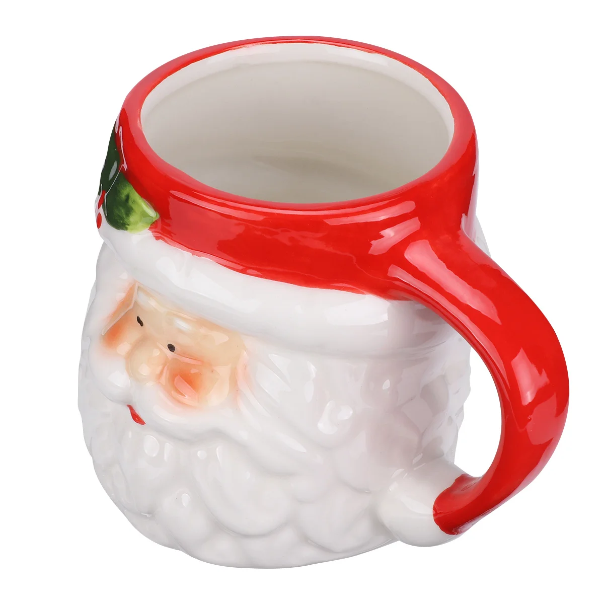 

1Pcs Festive Santa Mug Ceramic Cup for Christmas Party Coffee Tea Drinkware Creative Gift for Loved Ones Christmas Cup