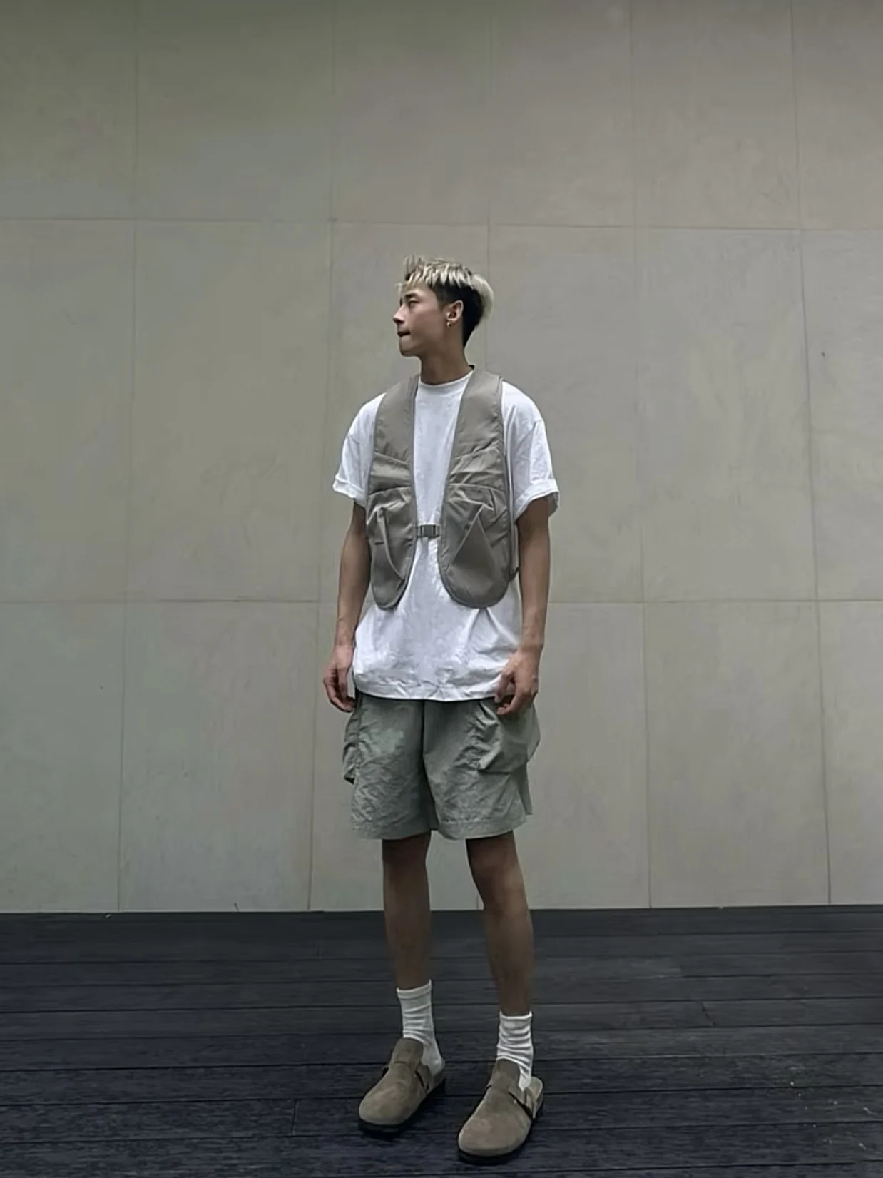 

American Sle Summer Outdoor Nylon Casual Workwear orts Loose Lightweight Five-Quarter Length Pants for Men And Women Cam