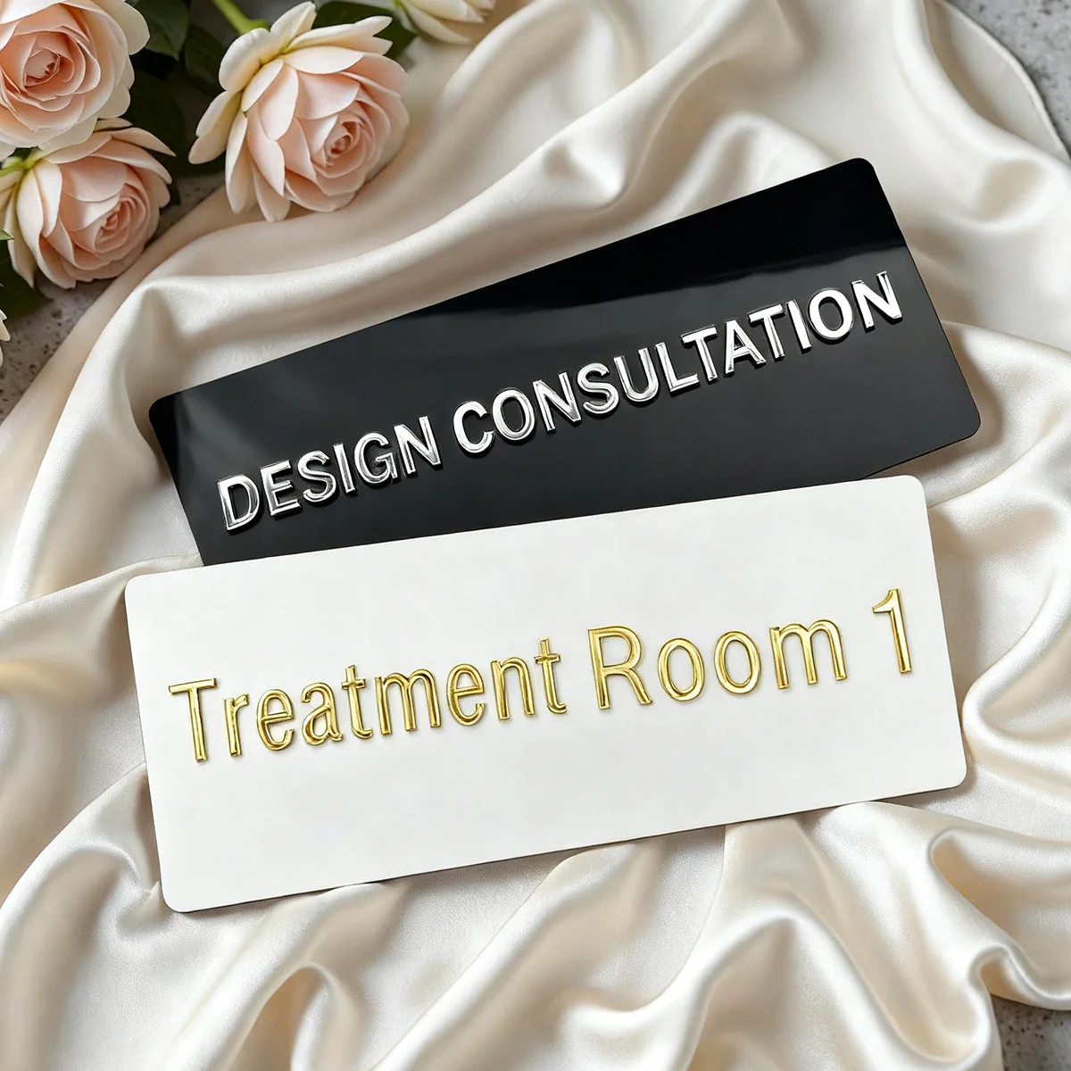 مخصص الأعمال الصغيرة لافتات الاكريليك لافتة للباب ثلاثية الأبعاد قطع الليزر لوحة الباب صالون غرفة العلاج تسجيل علامة مكتب شخصية #4