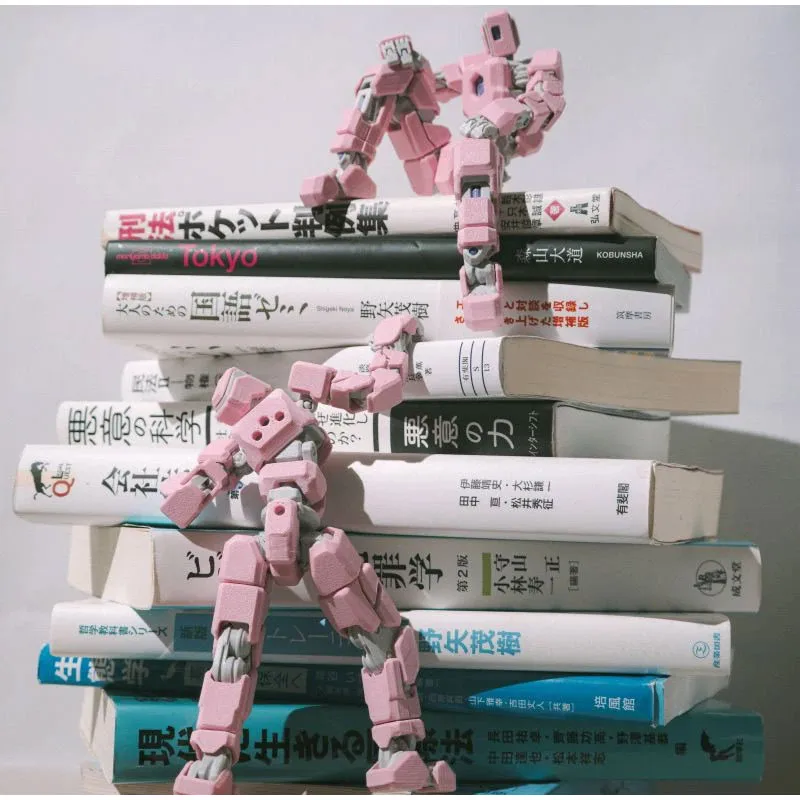 3D‑Printed Multi‑Jointed Articulated Action Figure Posable Mechanical Fidget Toy Desktop Display Model Creative Collection Decor