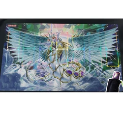 YGO Shinny Play mat YUGIOH Foil tappetino per Mouse olografico tappetino da gioco Holo raccogliere tappetino per Mouse tappetino per Mouse con custodia