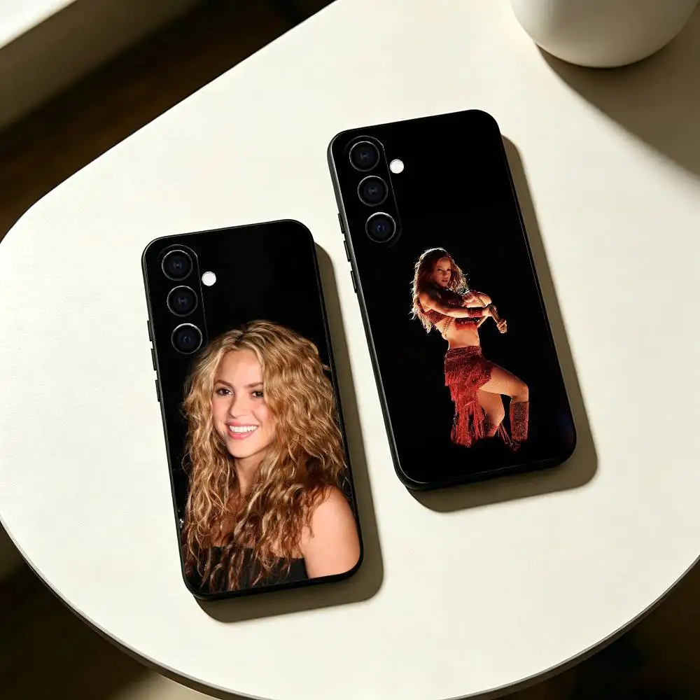 Legendary singer S-Shakira Phone Case Black Silicone Soft For Samsung Galaxy A73,A72,A71,A70,A53,A52,A51
