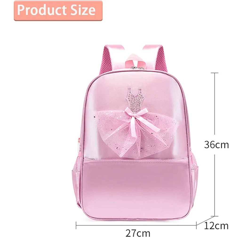 Custom Name Ballet Dance Backpack for Little Girls Ballerina Bag for Dance Personalized Toddler Dance Bag Gymnastics Storage Bag