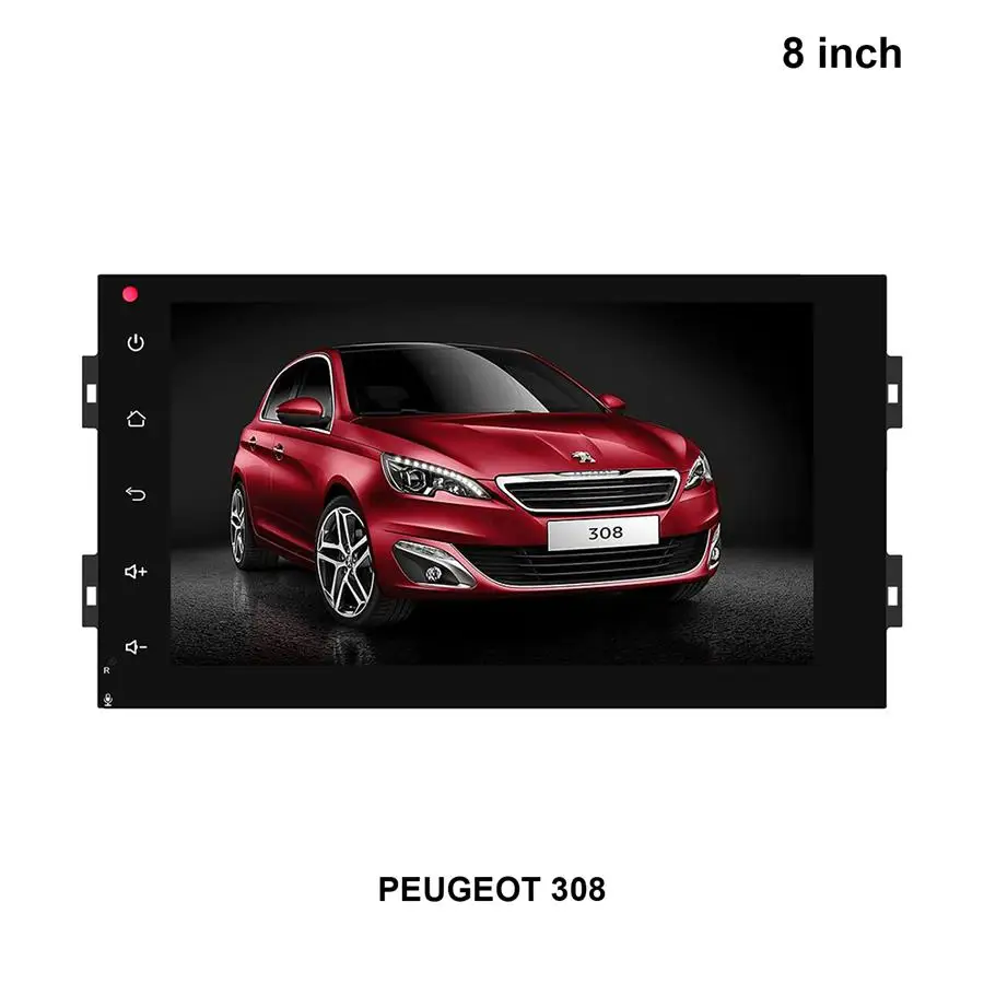 راديو ستيريو للسيارة لبيجو 308 اللاسلكية Carplay أندرويد السيارات 8 "أندرويد نظام تحديد المواقع واي فاي مرحبا فاي بالجملة الوسائط المتعددة الملاحة #2