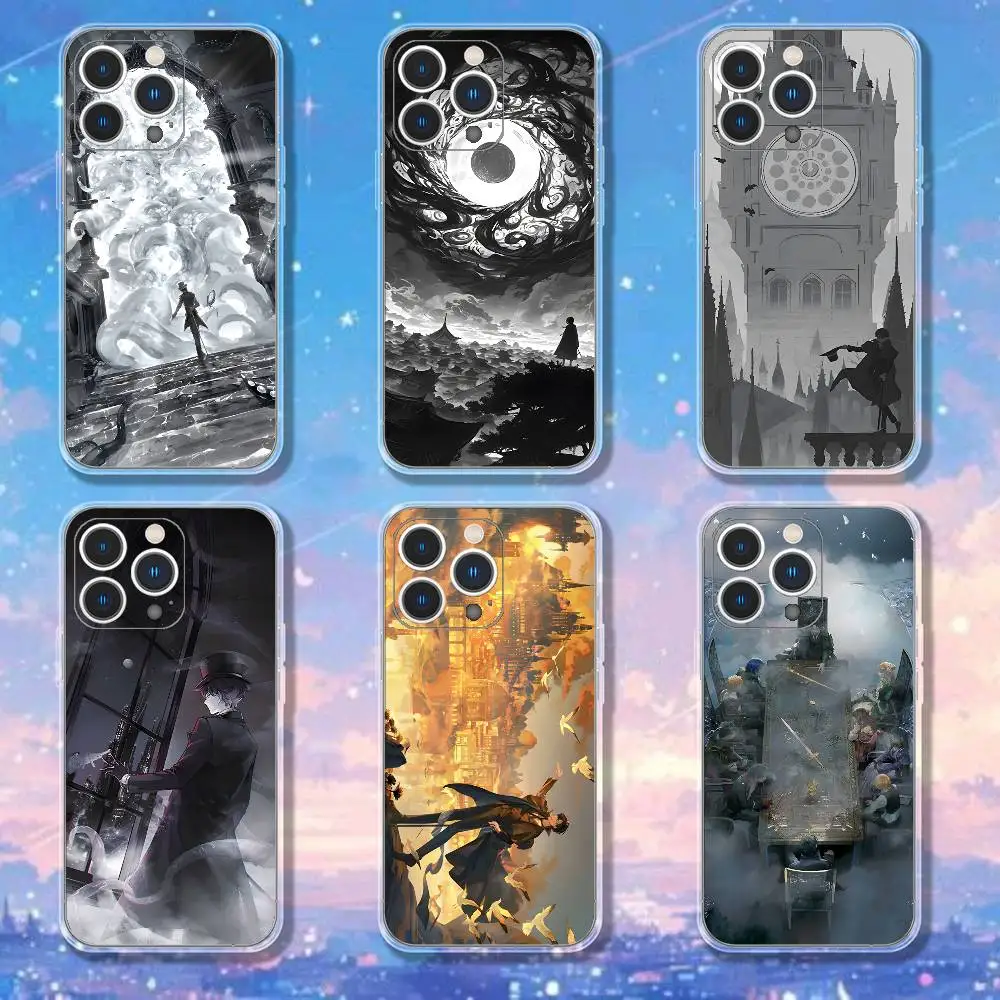 

L-Lord Of M-Mysteries Phone Case For iPhone 17,16,15,14,13,12,11 Pro,Max,Plus,X,XS,XR,SE4,E Mini Transparent Soft Cover