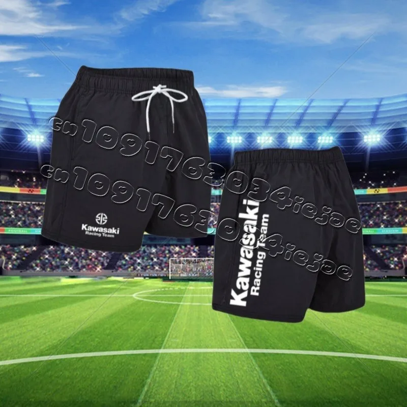 

Kawasaki 2025 Best-selling Adult Quick-drying Shorts New High-end Sports Cycling Shorts Children's Comfortable Casual Shorts