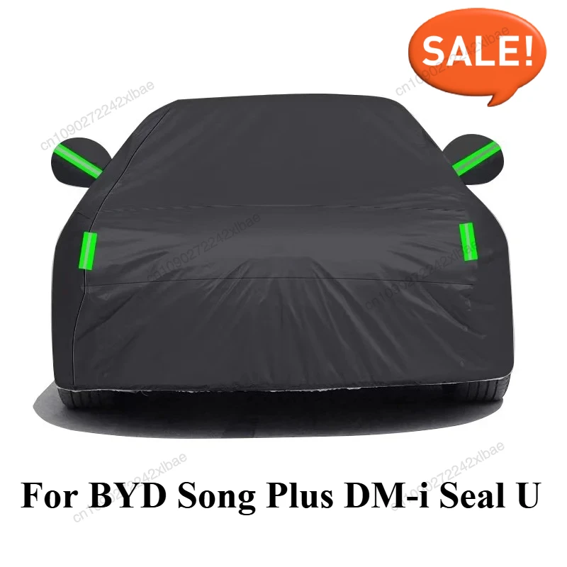 

Auto Anti Snow Dust Uv Frost and Rainwater Car Cover Black ExteriorAccessories For BYD Song Plus DM-i Seal U Sealion 6 2026 2025