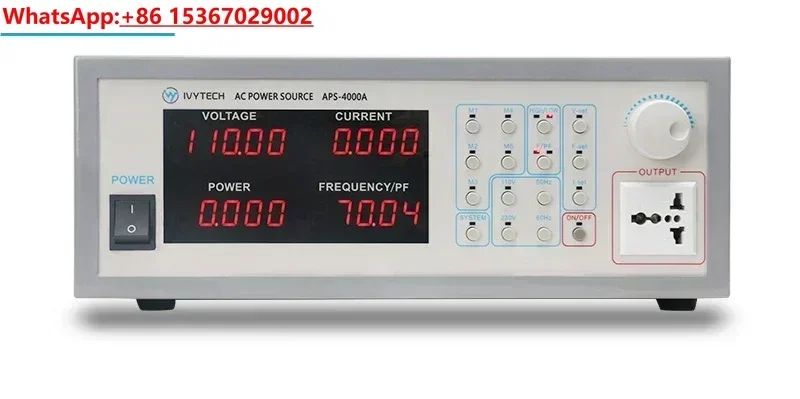 IVYTECH AC Power Source Supply Bench Storage Type Variable Frequency Power Supply 350VA 700VA 1200VA APS4000A APS4000B APS4000C