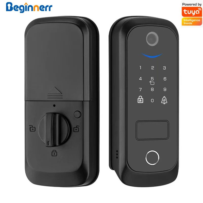 

Camera Peephole Smart deadbolt door lock TTlock tuya wifi Fingerprint Code Alexa Google home Digital door lock
