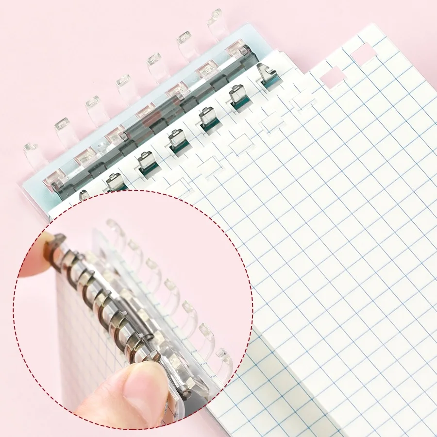 1pcs Kokuyo Smart Ring Memo Portable A7 Pastel Cookie Layered Binder Note Loose Leaf Notebook Diary Planner Office School A6997