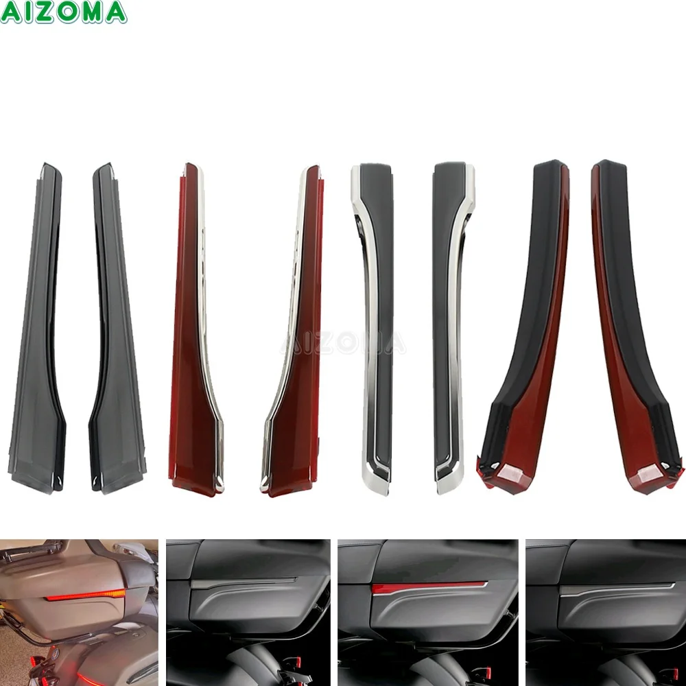 Motorcycle Rear Trunk Side Light For Indian Challenger Dark Horse Limited Elite LED Turn Signal Lights Run Lamps Brake Blinkers