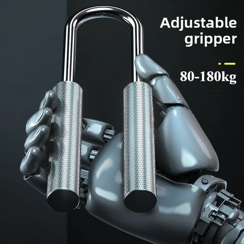 U-shaped 80‑180kg Adjustable Hand Grip Trainer, Enhanced Version Professional Hand Strength Fitness Equipment for Adult Men
