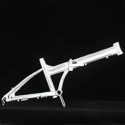 20 Inch Aluminum Alloy Folding Bicycle Variable Speed Frame Disc Brake 406 DIY Assembly Blank Portable Frame