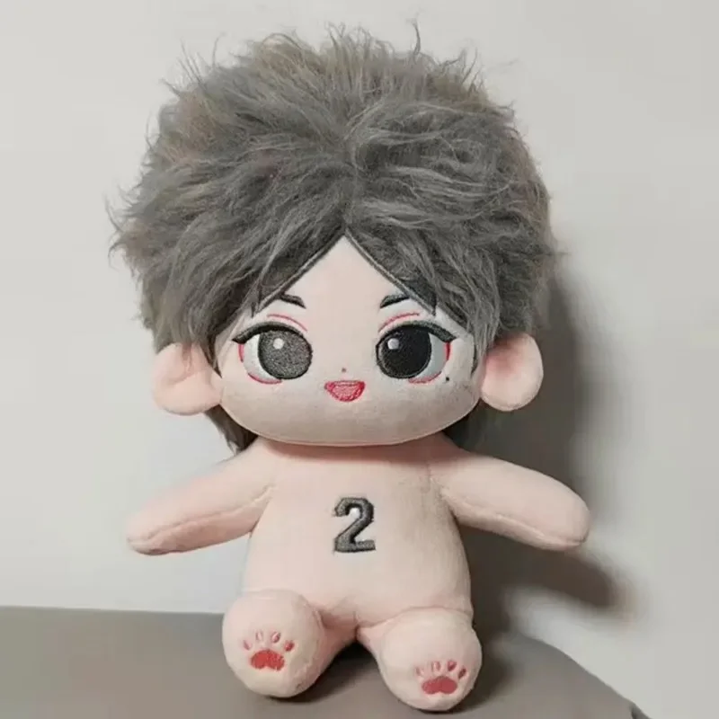 

Koushi Sugawara 20 см нарядная хлопковая кукла COS аниме Haikyuu!! Голая кукла, подарочная кукла, милое платье для детей, мультяшные мягкие плюшевые игрушки