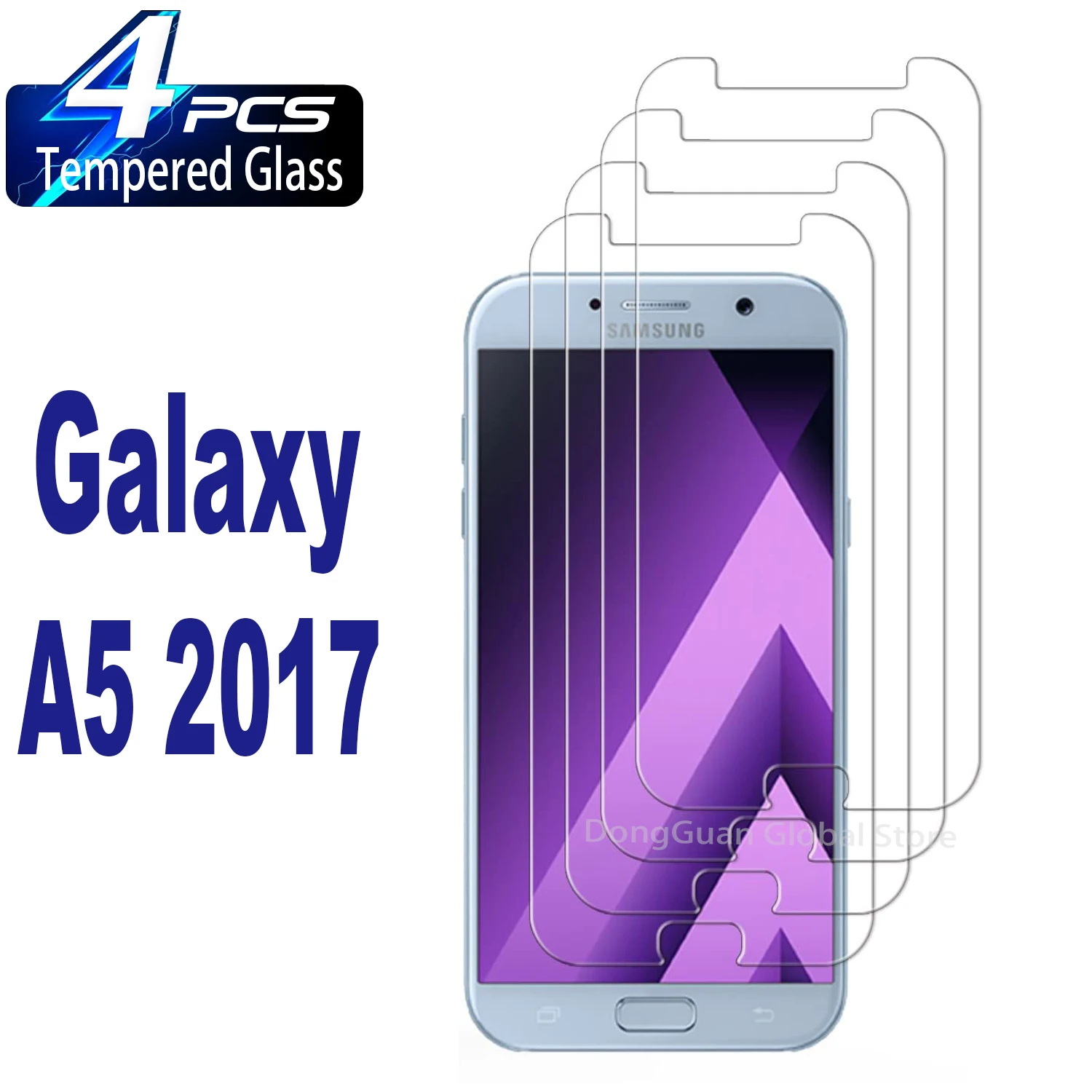 

2/4Pcs Tempered Glass For Samsung Galaxy A5 2017 J3 J5 2015 J7 2016 J7 2015 J7 2017 J7 Pro J5 Pro Screen Protector Glass