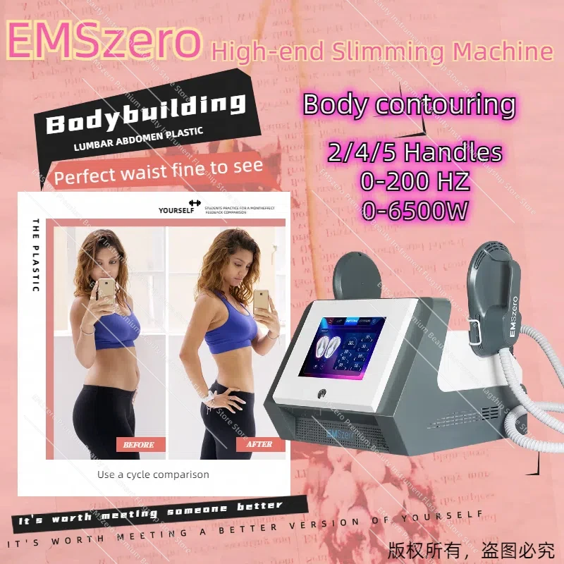 

EMSzero 6500W Machine EMS Body Slimming Sculpting Fat Burning Nova Weight Lose Electromagnetic Muscle