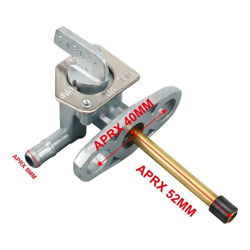 Imagen 2 del producto NICECNC 12mm * 10mm interruptor de tanque de gasolina válvula de combustible llave de purga para Honda XR600R XR100R XR200R XR250R XR350R XR500R CRF100F CRF150F CRF230F