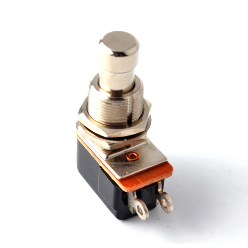 Momentary SPST Soft Touch Push Button Stomp Foot Pedal Switch Electric Guitar Switch OFF-Momentary ON