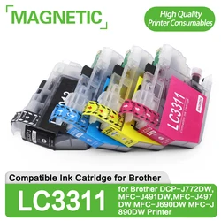 LC3311 LC 3311 Premium Color Compatible Ink Cartridge for Brother DCP-J772DW,MFC-J491DW,MFC-J497DW,MFC-J690DW,MFC-J890DW Printer