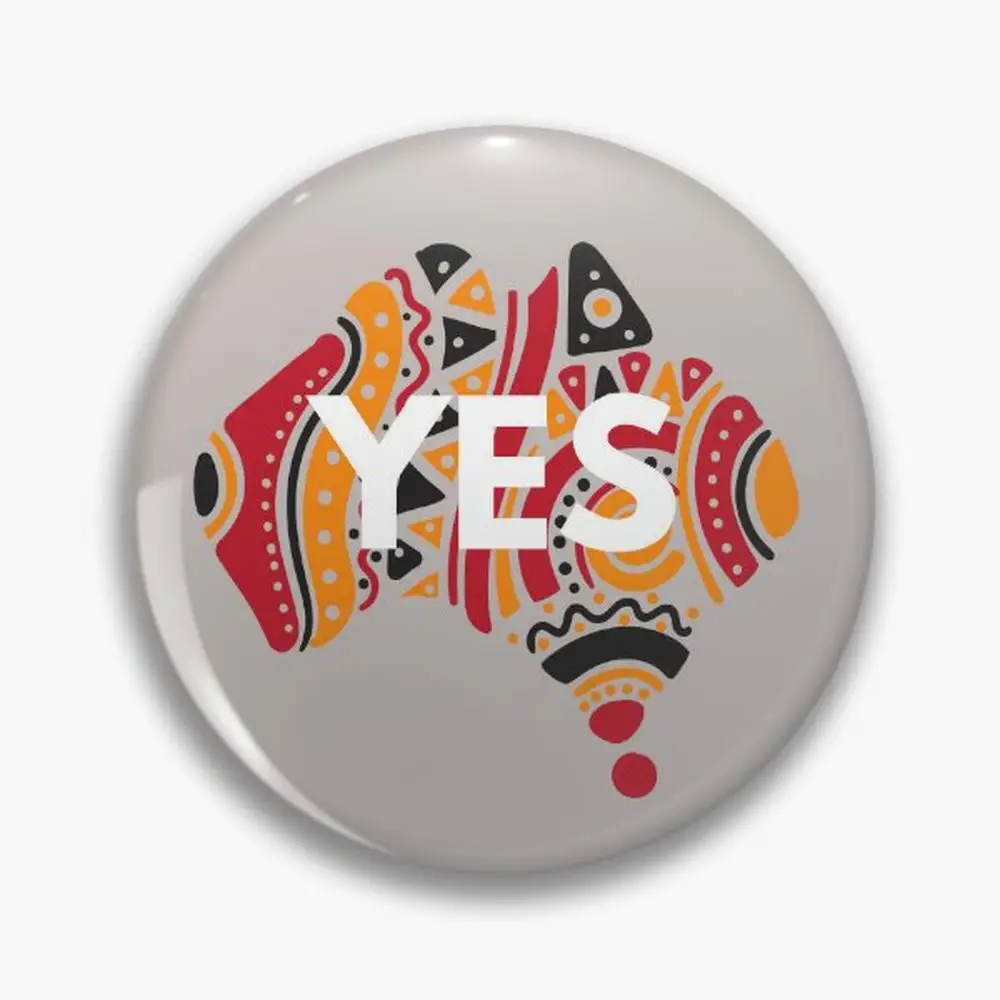 Yes to the Voice  Parliament  Pin Butns Brooches  Jewelry Accessory Cusmize Brooch Fashion Lapel Badges