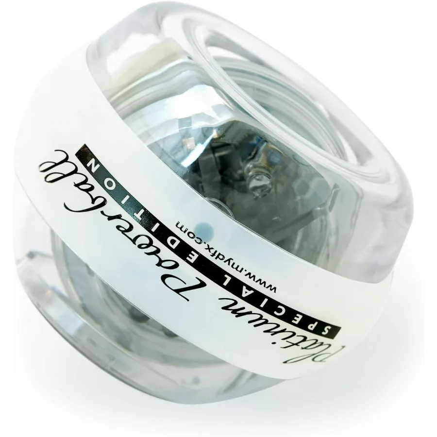 Esercitatore Gyro Platinum Sports & Fitness – Allenatore per la forza del polso e dell'avambraccio illuminato a LED, resistenza dinamica fino a 45 libbre Mano e G