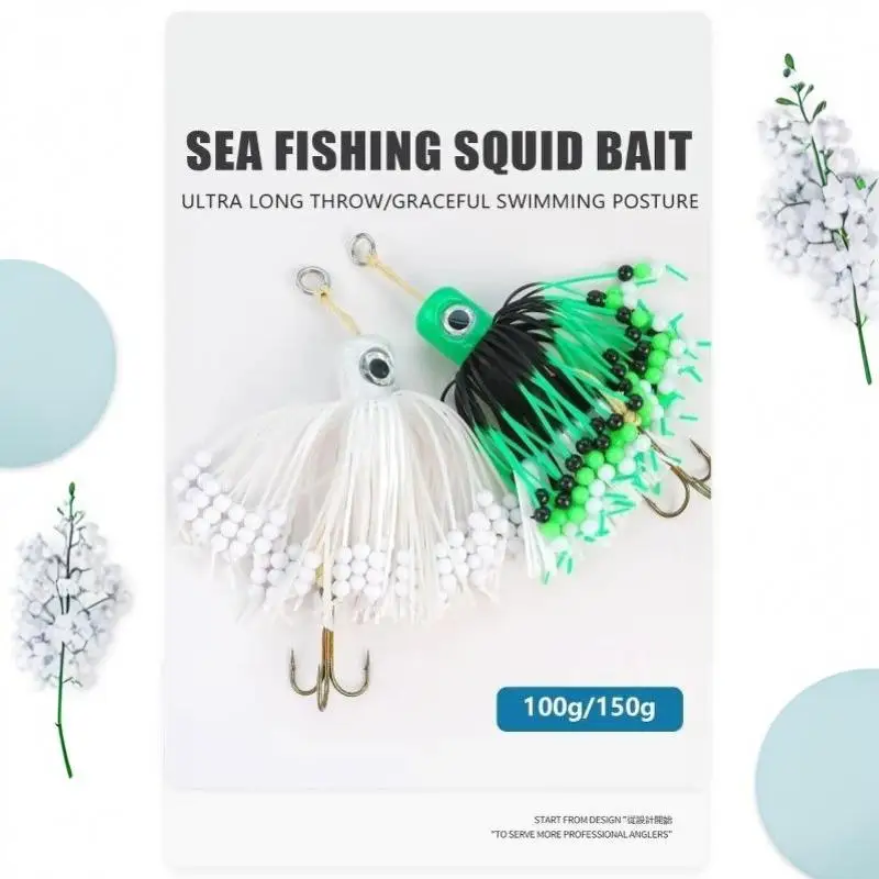 Weiche Gummi-Kunstköder 100g 150g 180g Gewichtsköder mit Scharfen Teaser-Haken für Anfänger-Angler zum Angeln – Detail 13