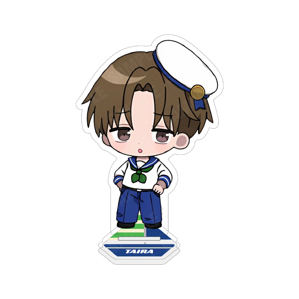 Anime You and I Are Polar Opposites 10CM Acrylic Stand Keychain Azuma Taira Honda Chibi Sailor Character Desk Decor Ornament