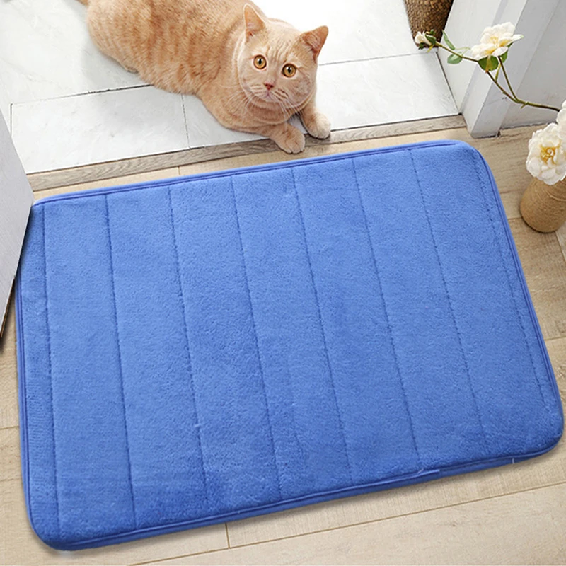 Super Absorbent Bath Mat Non Slip Rugs Bathroom Carpets Soft Floor Mat Bedroom Toilet Floor Shower Rug Home Decor