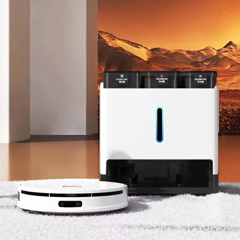 2024 el mejor Robot aspirador fregona inteligente Lidar aparato inalámbrico eléctrico Control Tuya Robot aspirador de limpieza automática