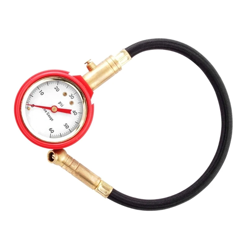 Car Motorbike 0-60PSI Dial Wheel Tire Tyre Gauges Meter Pressure Measure Tester Dropship