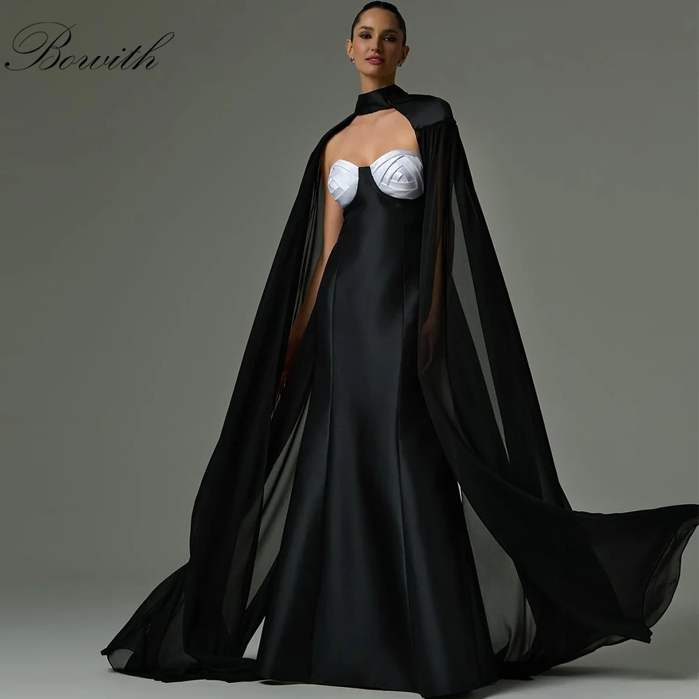 

Bowith Formal Evening Dresses with Shawl Customized Sweetheart Strapless Prom Gown Elegant Floor-Length Party Dresses 2025