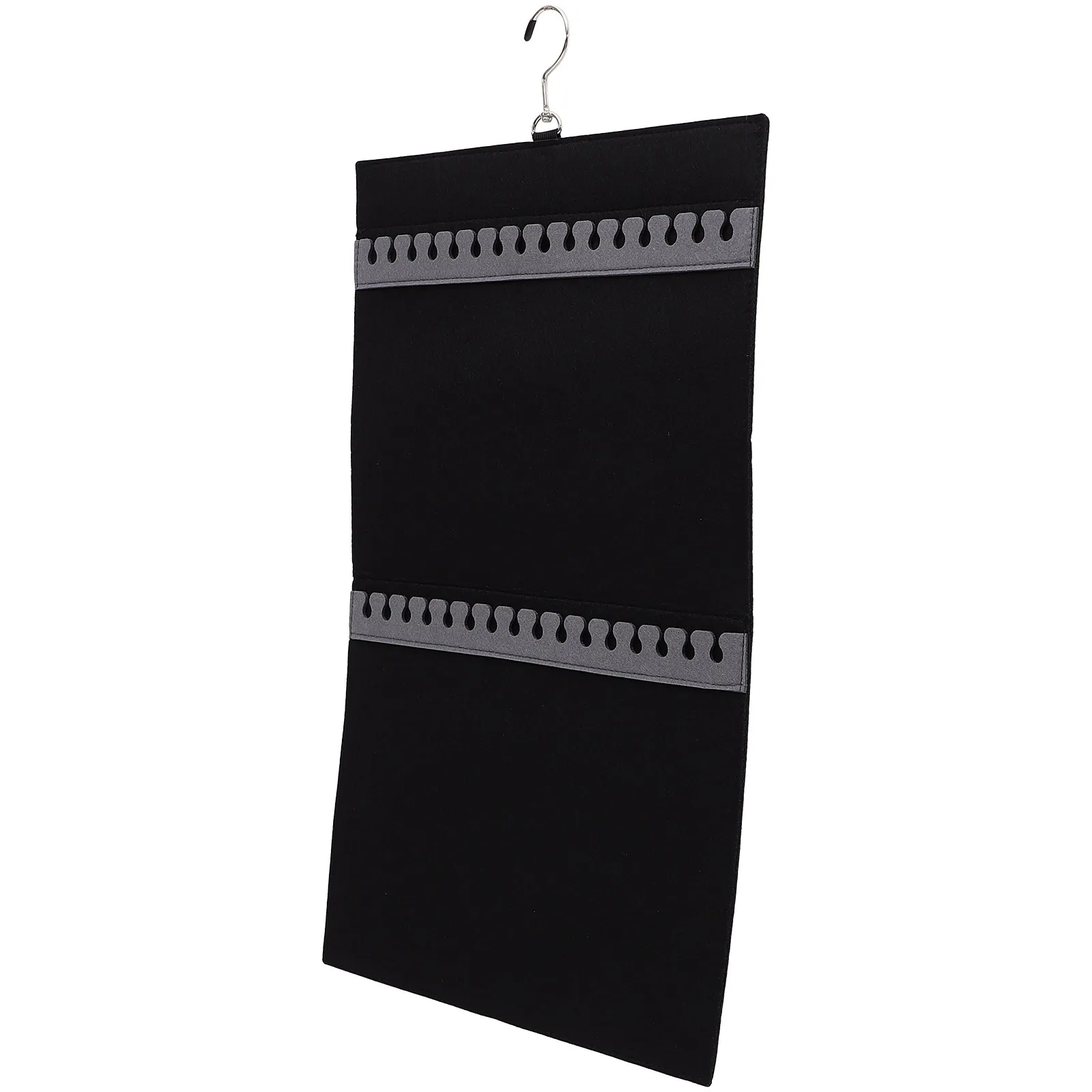 Hanging Jewelry Organizer Bag Dual-Sided Stable Lightweight Storage for Necklaces Earrings Bracelets Jewelry Display Hanging Bag